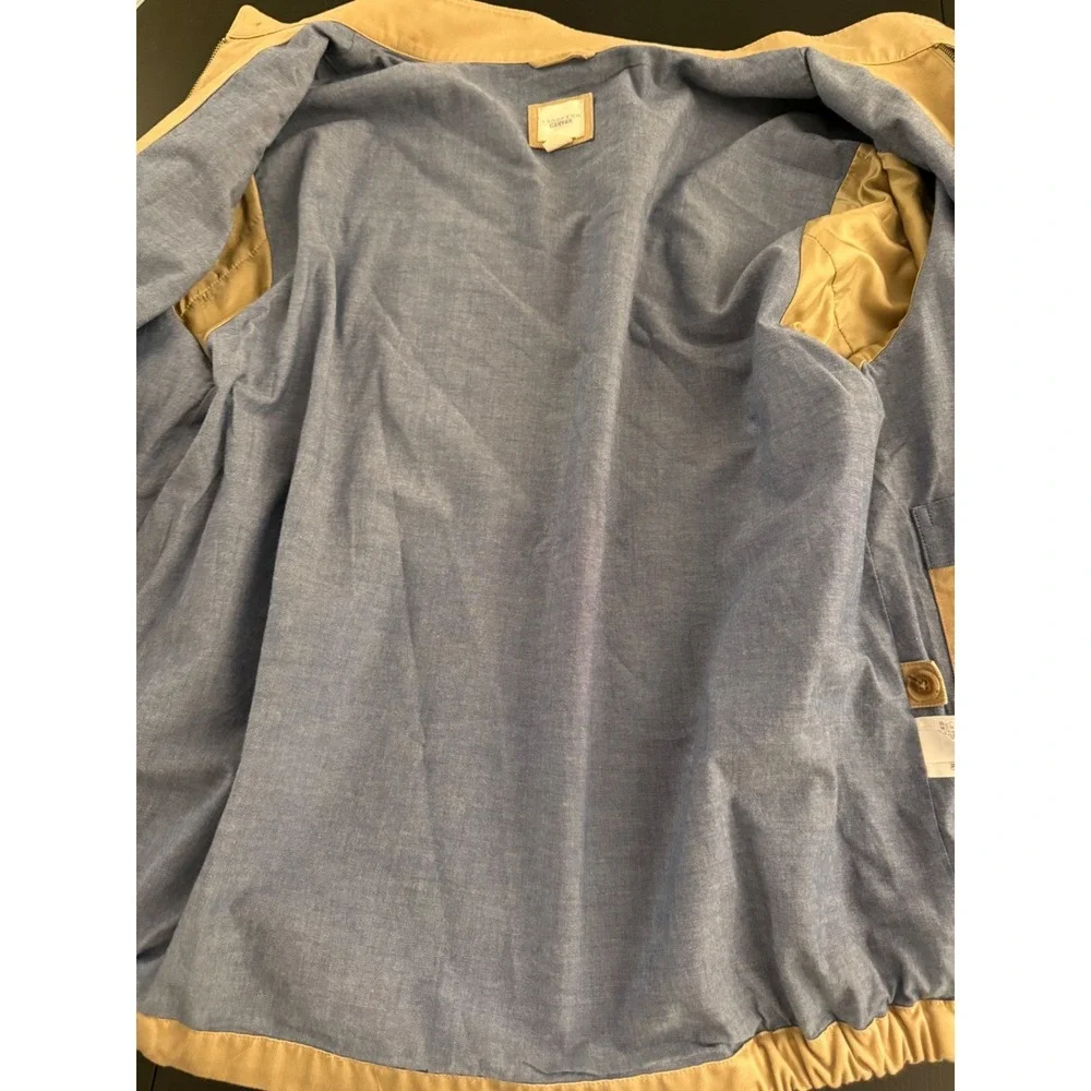 Lands' End Canvas Jacket Mens‎ XL (46-48) Tan Full-Zip Business Casual Weekend - Picture 8 of 15